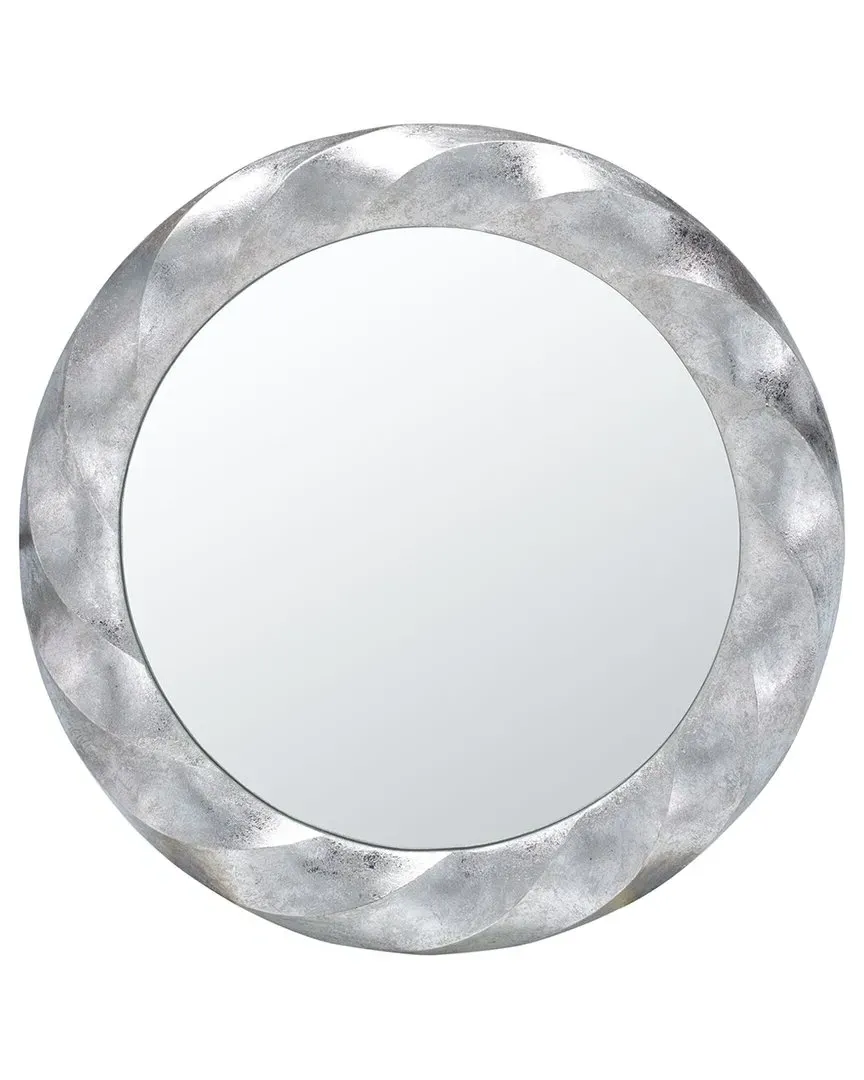 Winterrose Round Mirror - Silver image