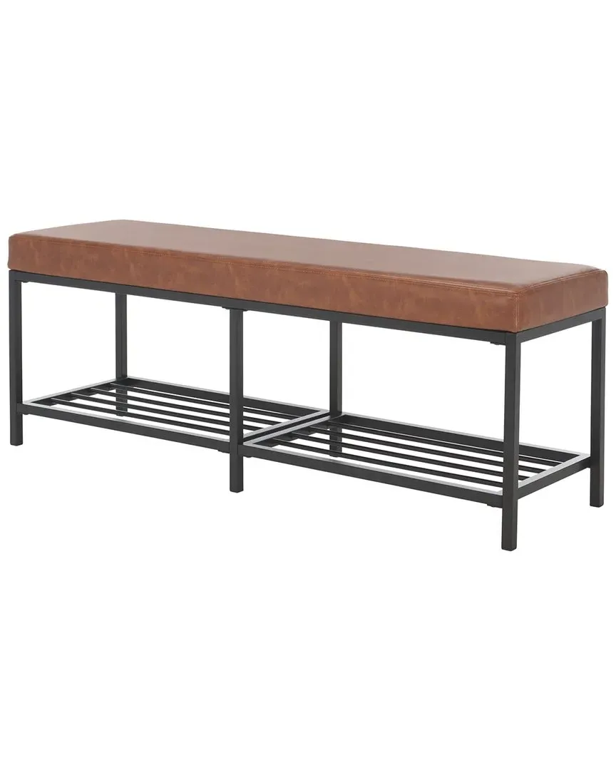 Yomi 2-Rail Shelf Bench - Brown image