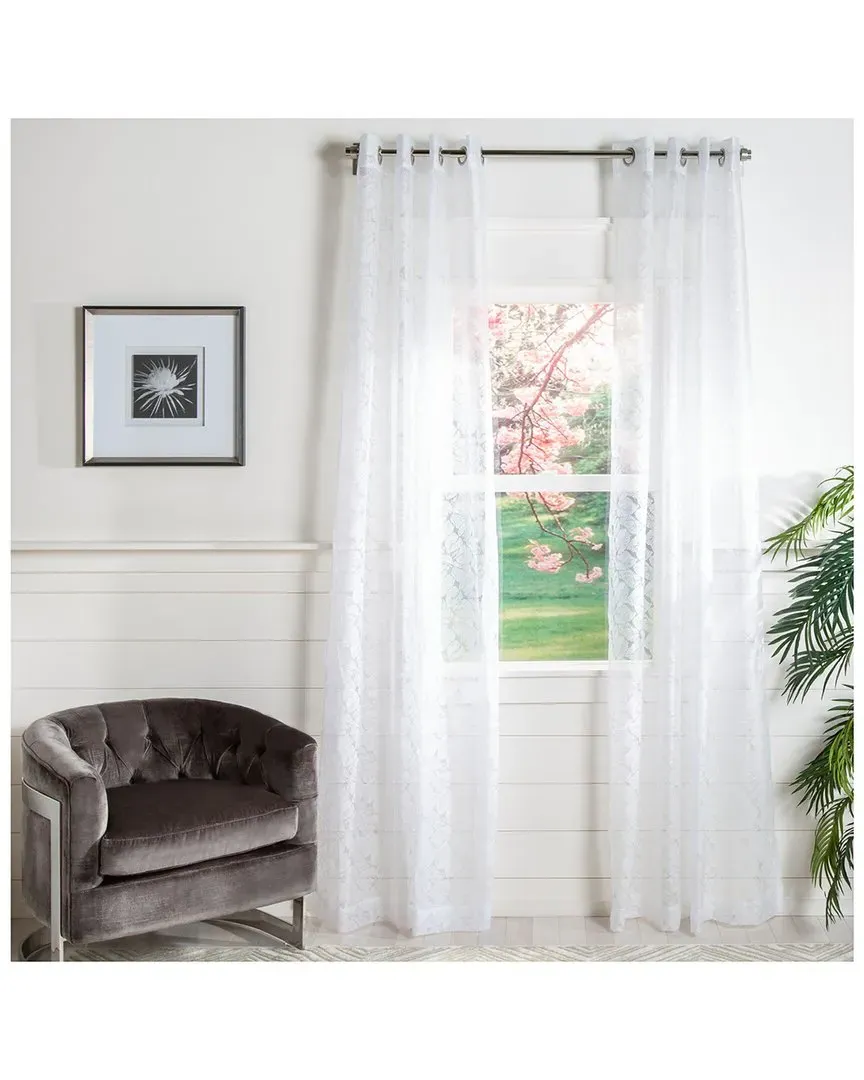 Zandria Window Panel - Beige, Polyester