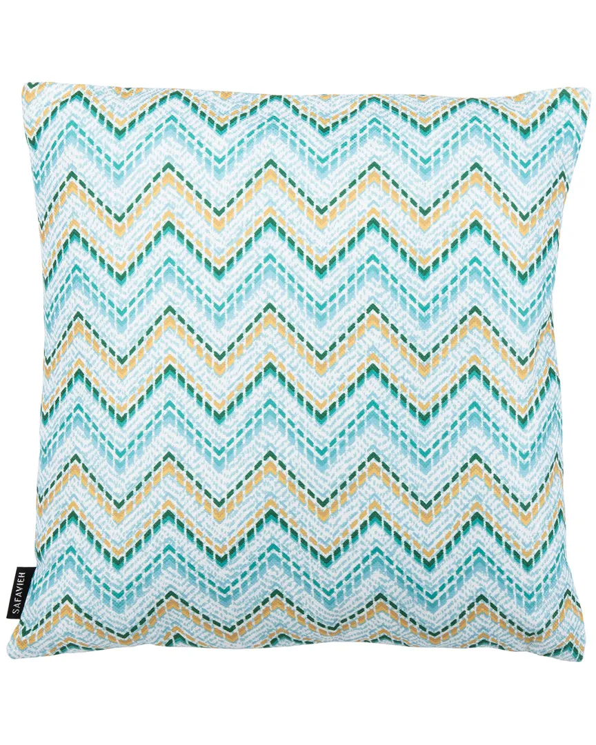 Zarin Indoor/Outdoor Pillow - Green, Polypropylene