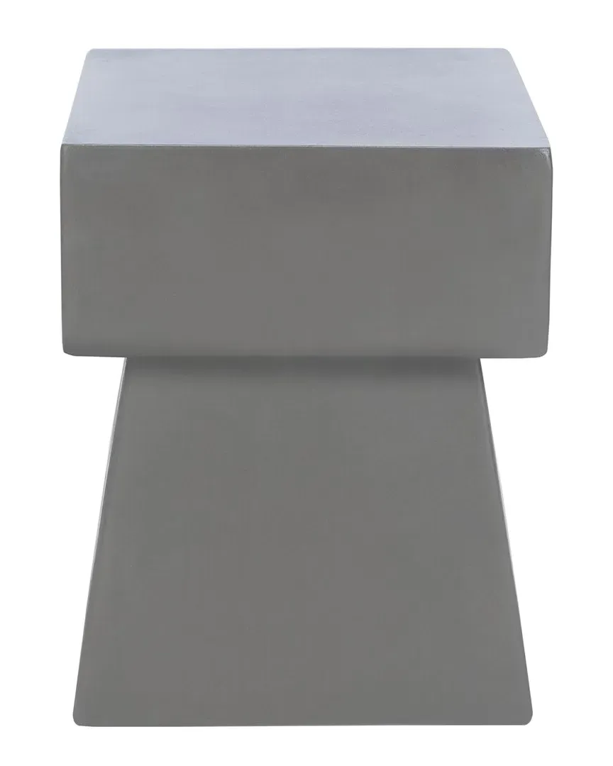 Zen Accent Table - Dark Grey, Concrete