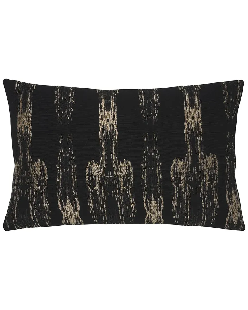 Zoelle 15x23 Lumbar Pillow - Black Natural, Cotton Viscose image