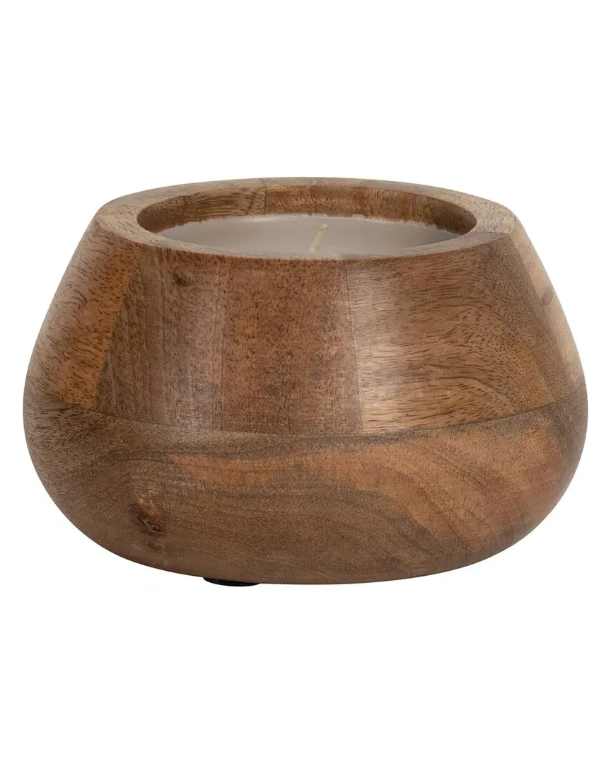 10oz Bowl Scented Candle - Brown, Mango Wood image