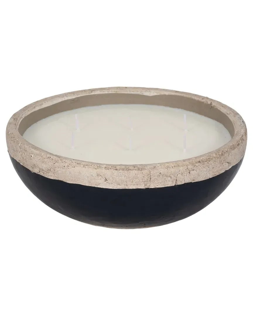 12in Spiced Cranberry Bowl Candle - Blue, Pottery