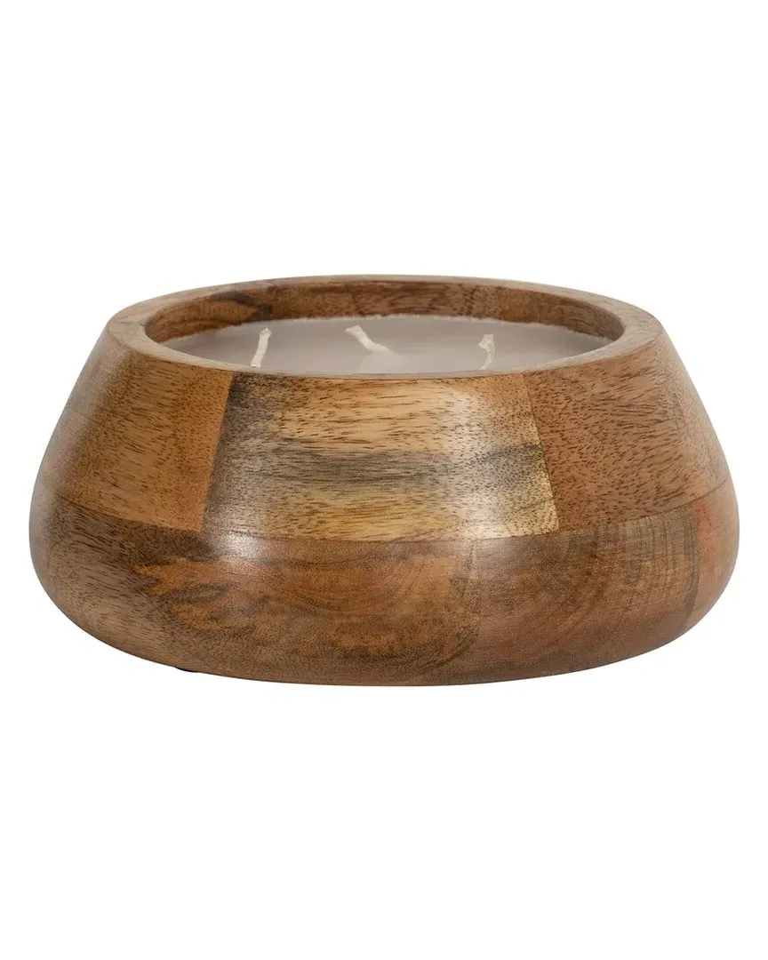 15oz Bowl Scented Candle - Brown, Mango Wood