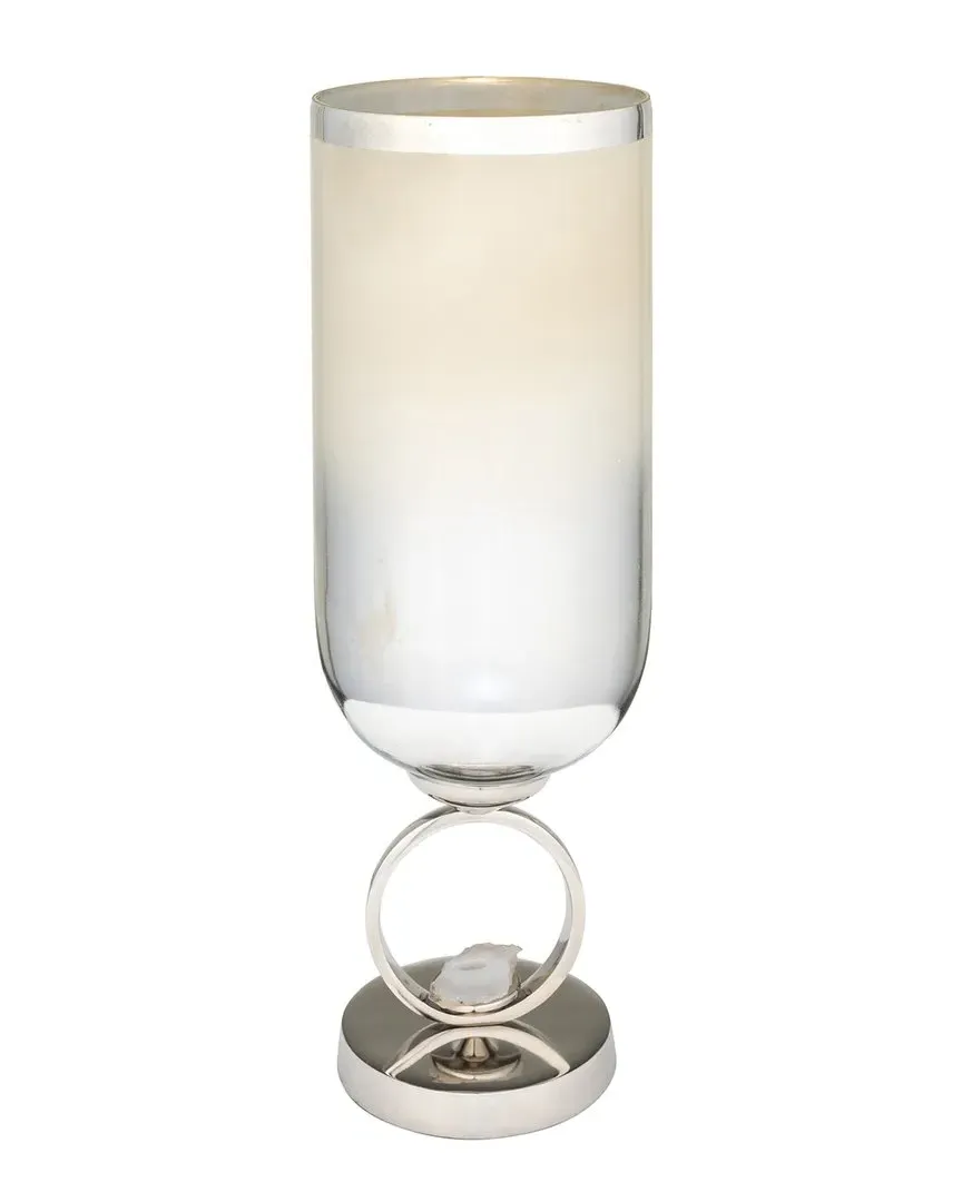 17in Glass Vase - White image