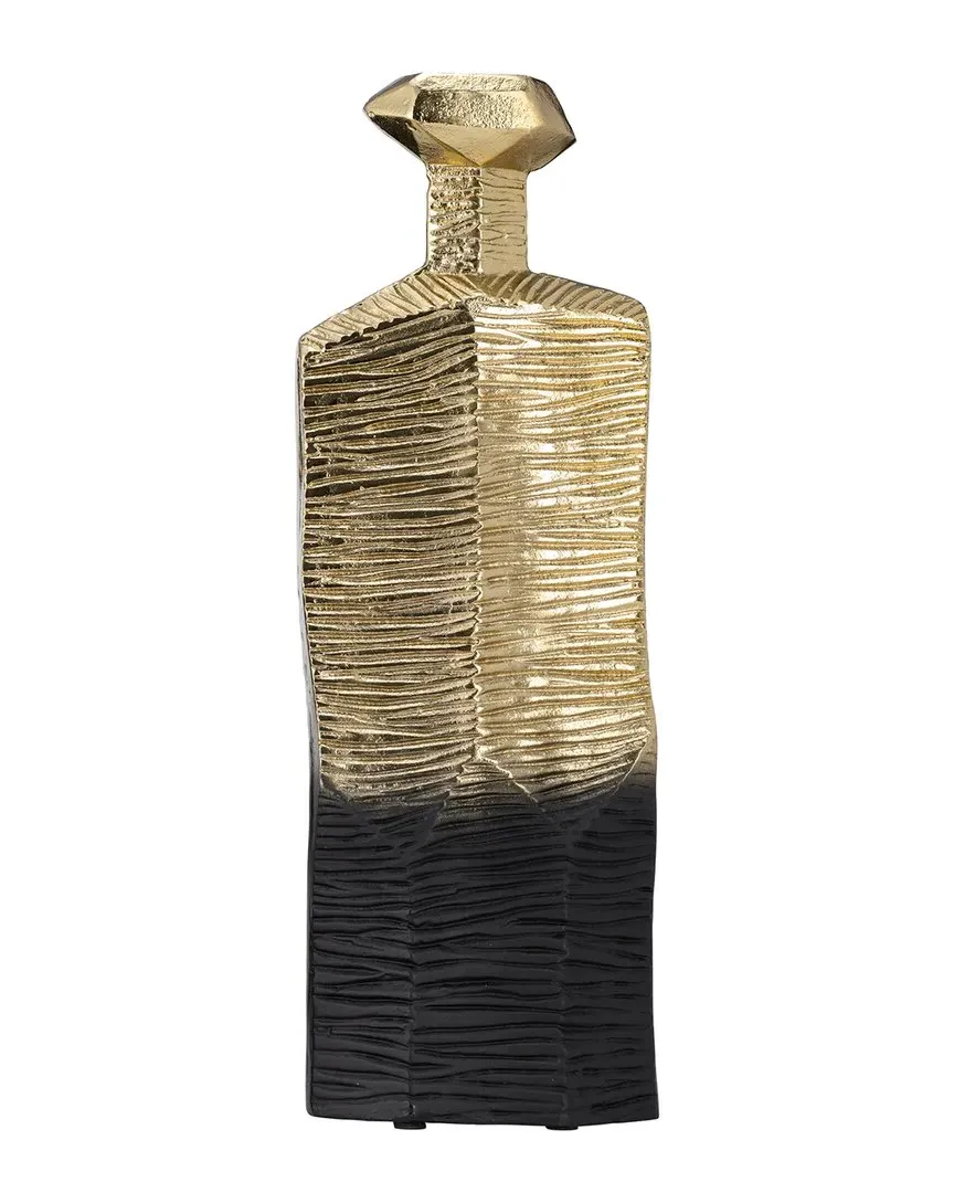 20in Rigged Vase - Black, Aluminum image