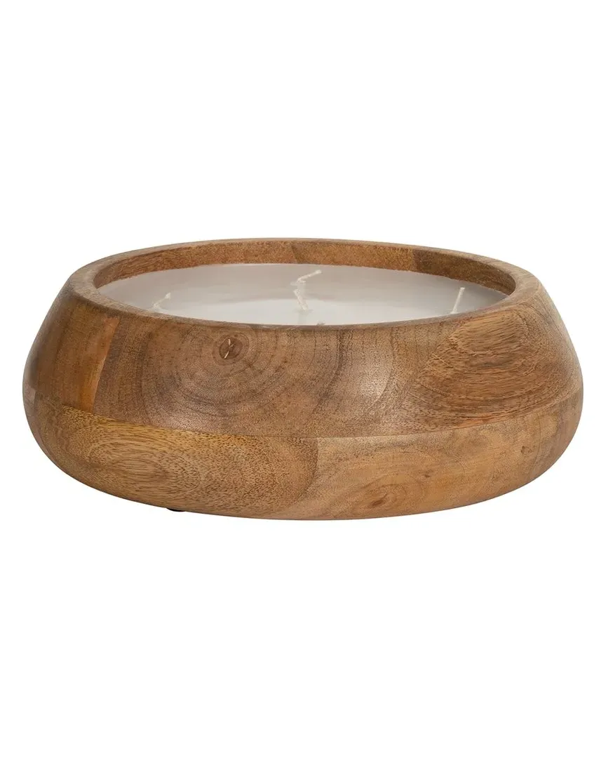 20oz Bowl Scented Candle - Brown, Mango Wood