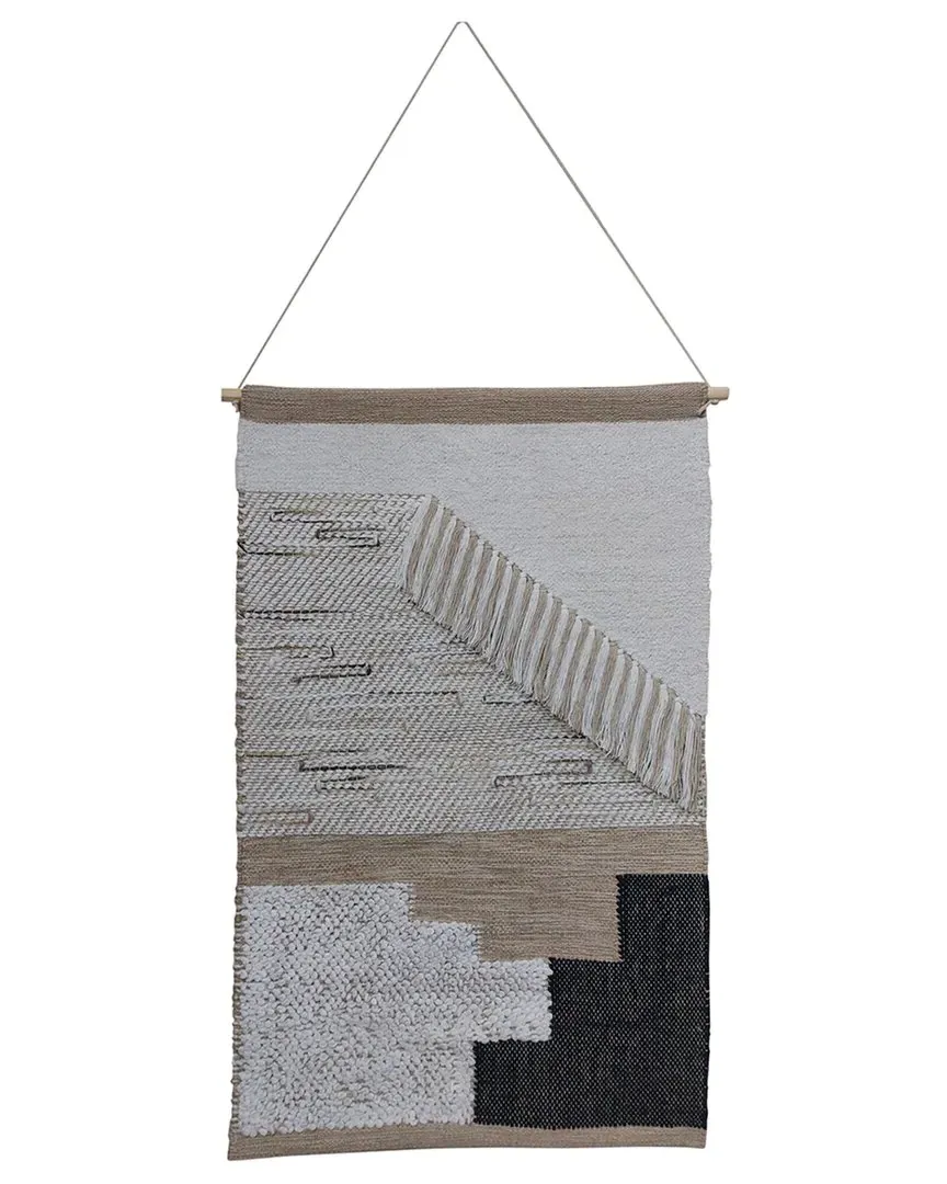 36in Diagonal Fringe Wall Hanging - Multi, Polyester image