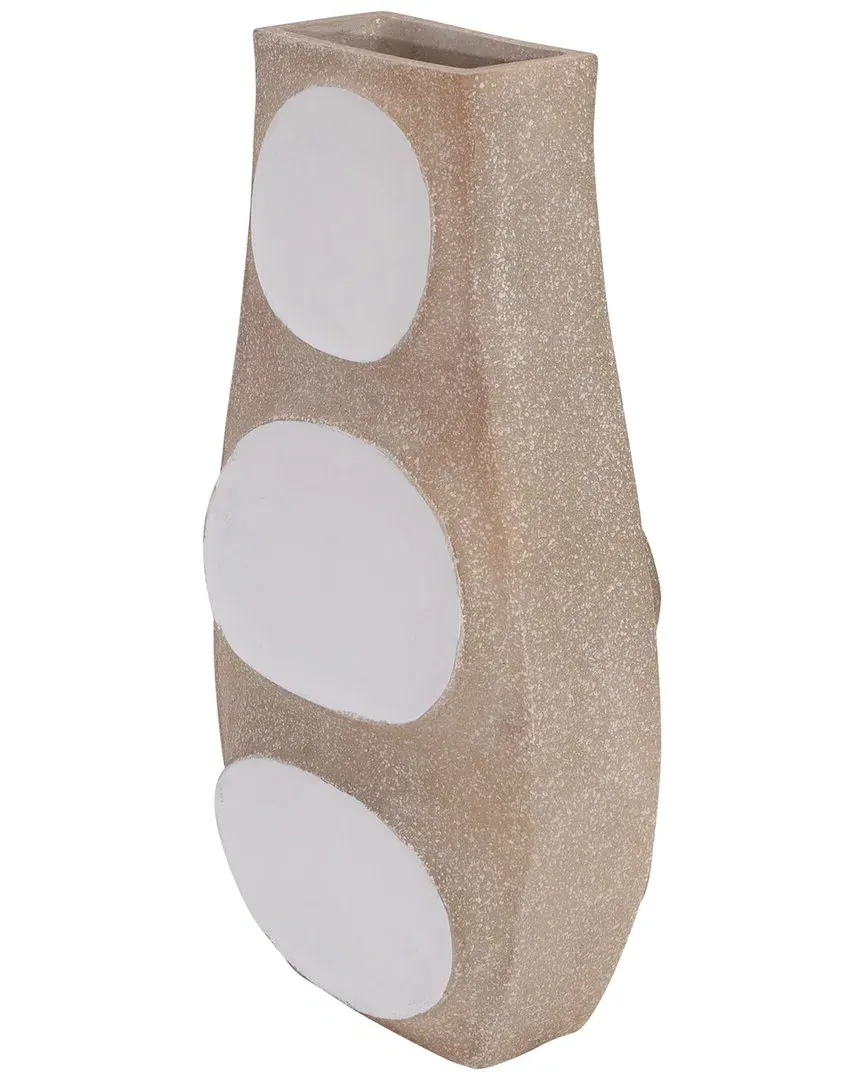 Big Polka Dot Vase - Ivory image