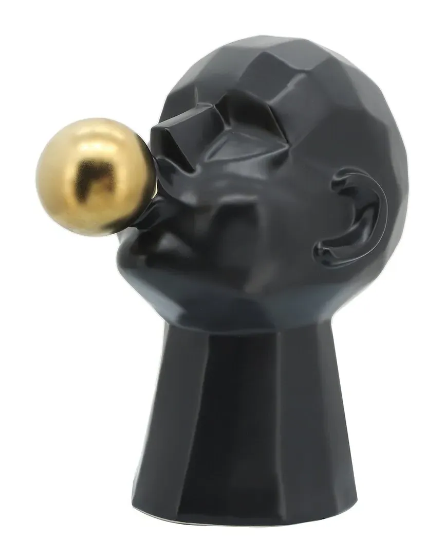 Bubble Gum Man Decorative Figure - Black, Ceramic image