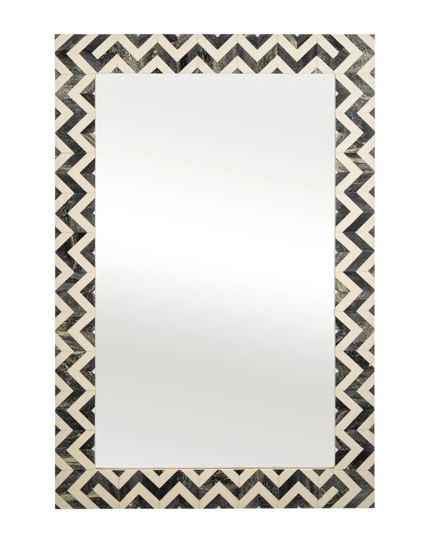Chevron Rectangle Wall Mirror - Multicolor image