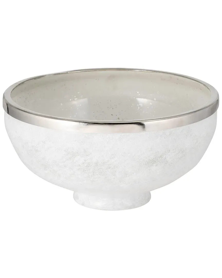 Decorative Glass Bowl - White