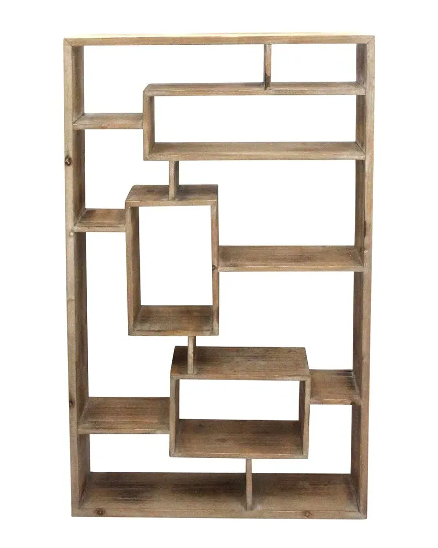 Decorative Wall Shelf - Brown, Fir Wood image