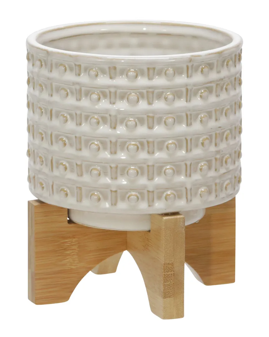 Dotted Planter - Ivory, Ceramic image