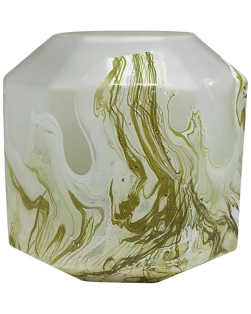 Elevarre Dominique 10in Vase - Multicolor, Glass image