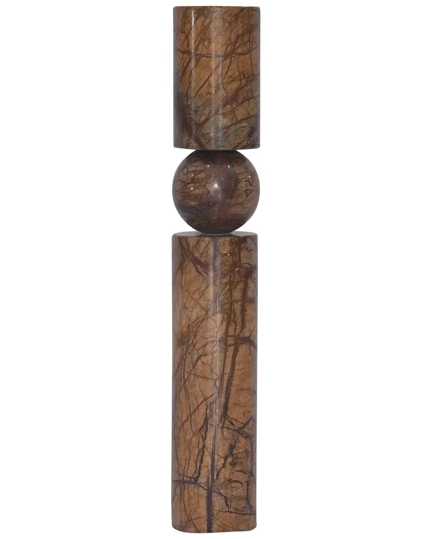 Elevarre Hemmingway Marble Statuary - Brown