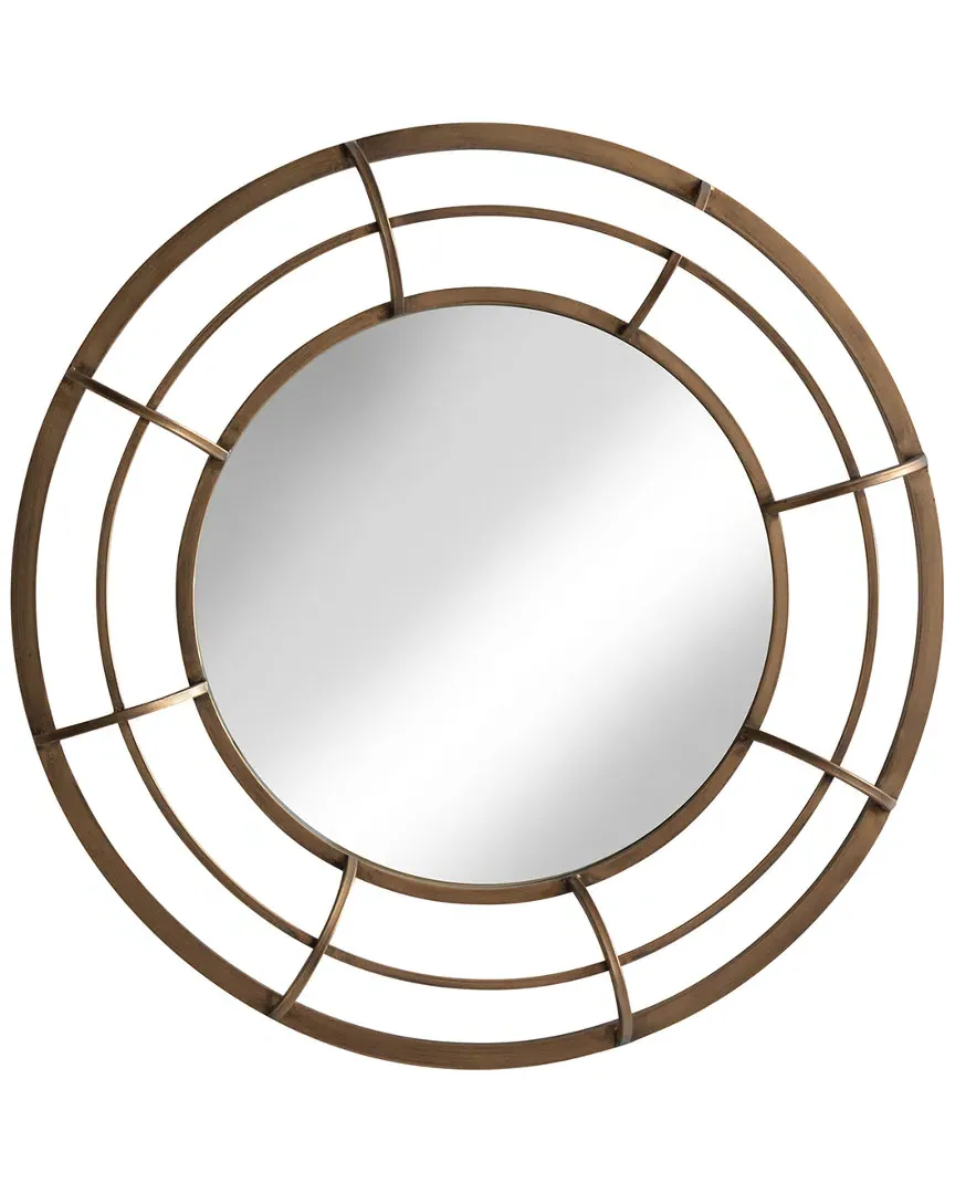 Metal Frame Wall Mirror - Gold image