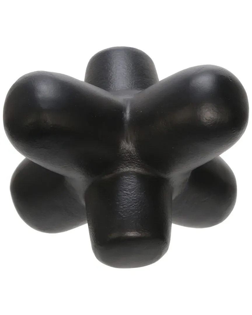 Metal Geometric Orb - Black