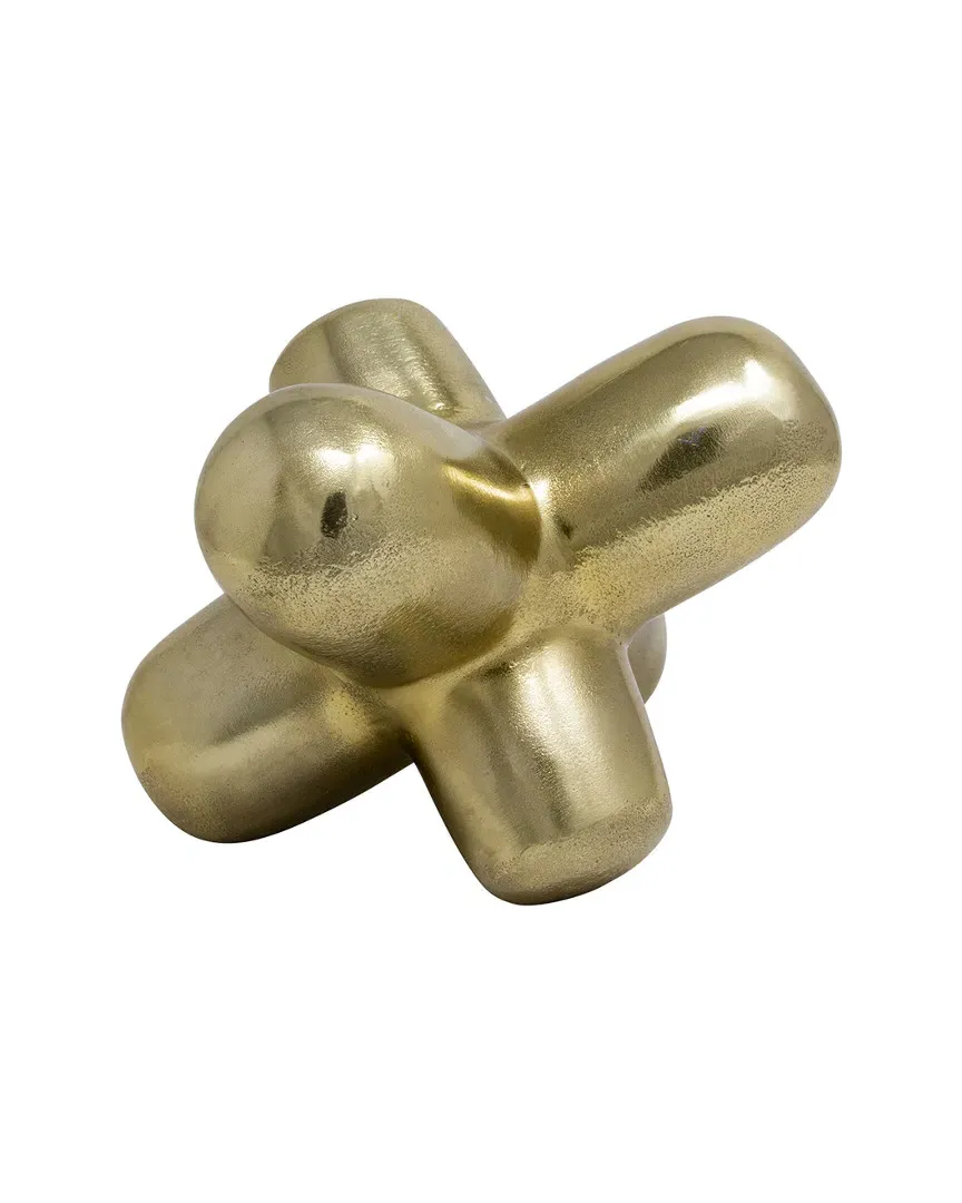 Metal Geometric Orb - Gold