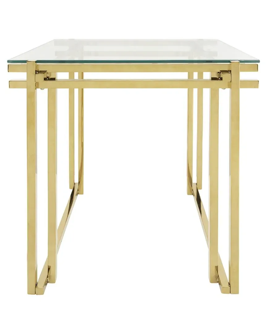 Metal Side Table - Gold image