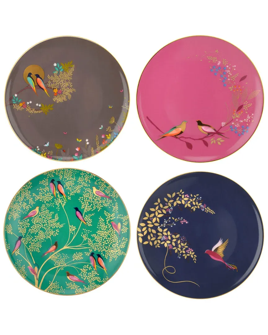 Portmeirion Chelsea Collection Set of 4 Plates - 8in