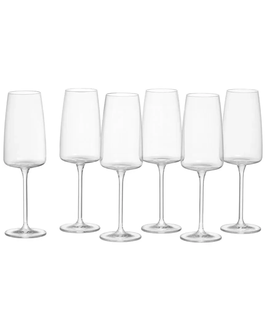 Tritan Sensa Set of 6 Champagne Flutes - Clear Glass image
