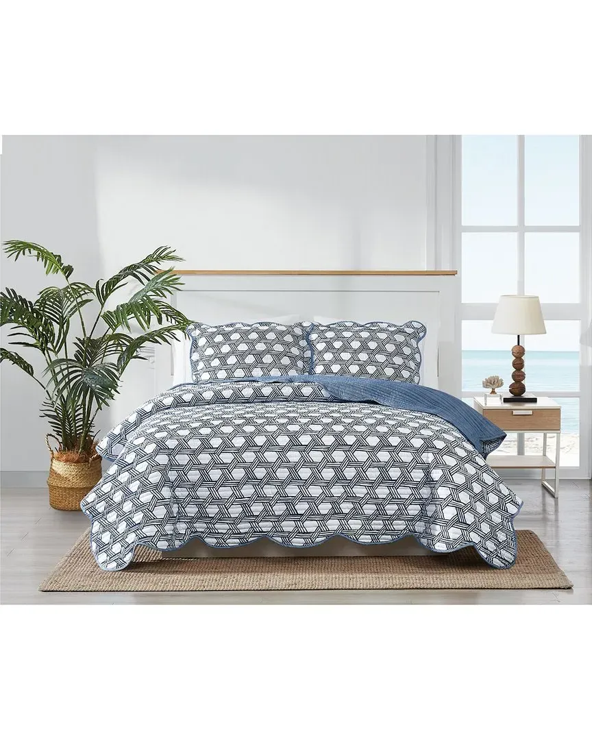 Off Your Rocker Quilt Set - White, Cotton