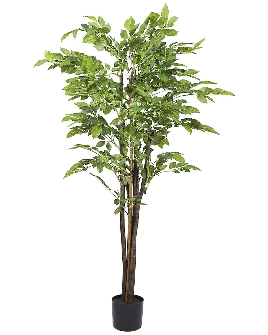 67in Artificial Potted Ficus Tree - Green