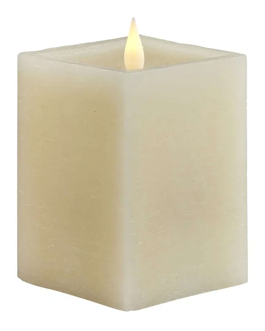 Motion Flameless Square Candle - Ivory image