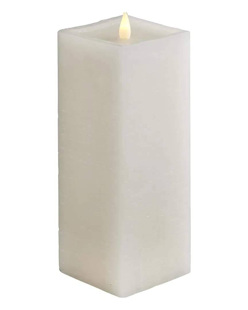 Motion Flameless Square Candle - White