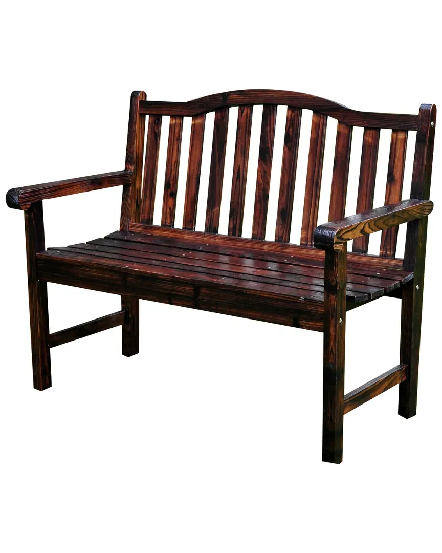 Belfort Garden Bench - Burnt Brown, Cedar image
