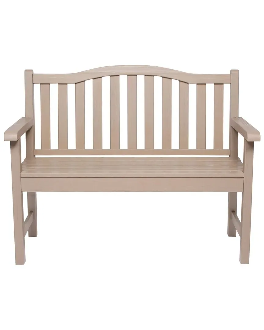 Belfort II Garden Bench with Hydro-Tex Finish - Grey, Cedar