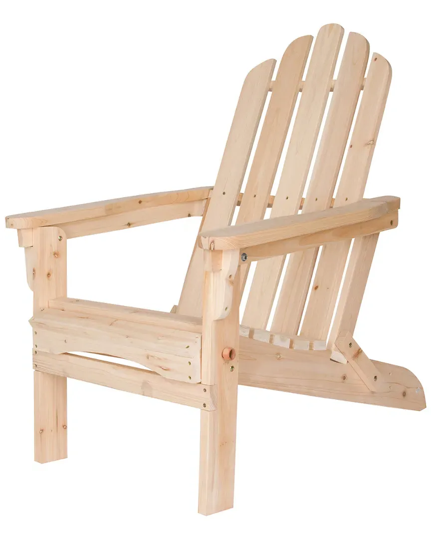 Marina Adirondack Folding Chair - Natural, Cedar image