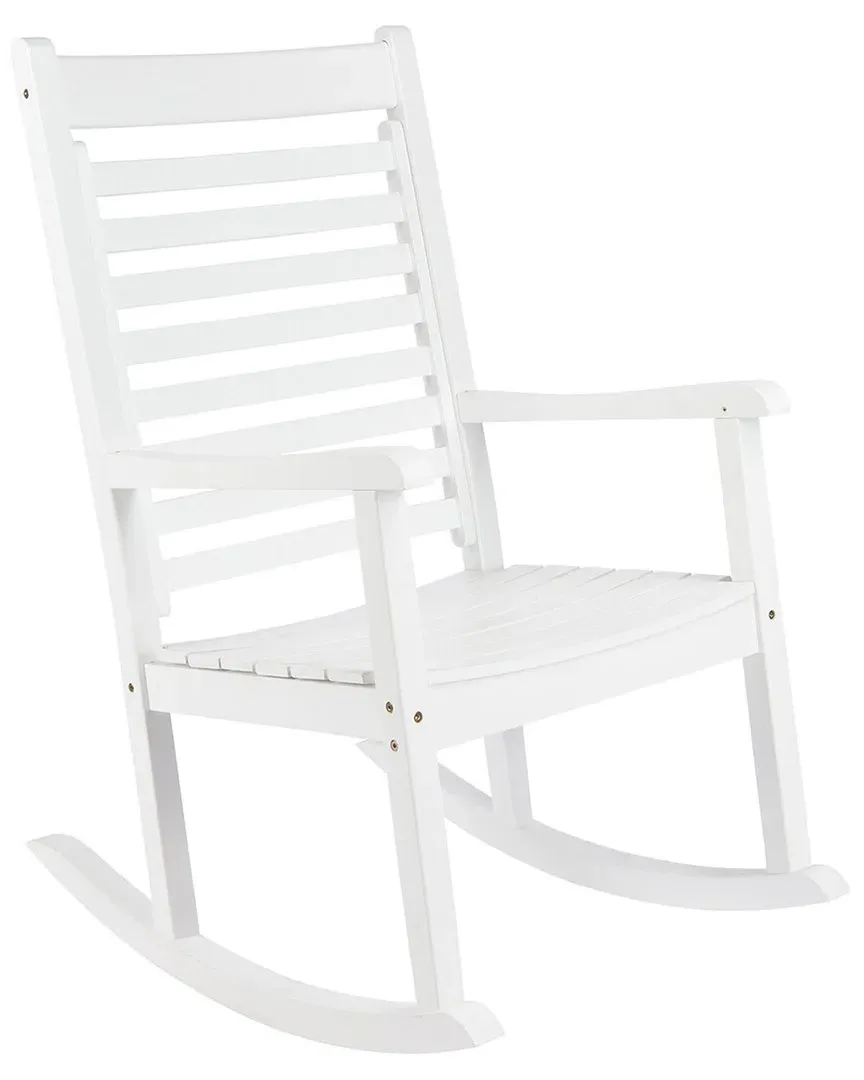 Meridian Porch Rocker - Black, Poplar Wood image