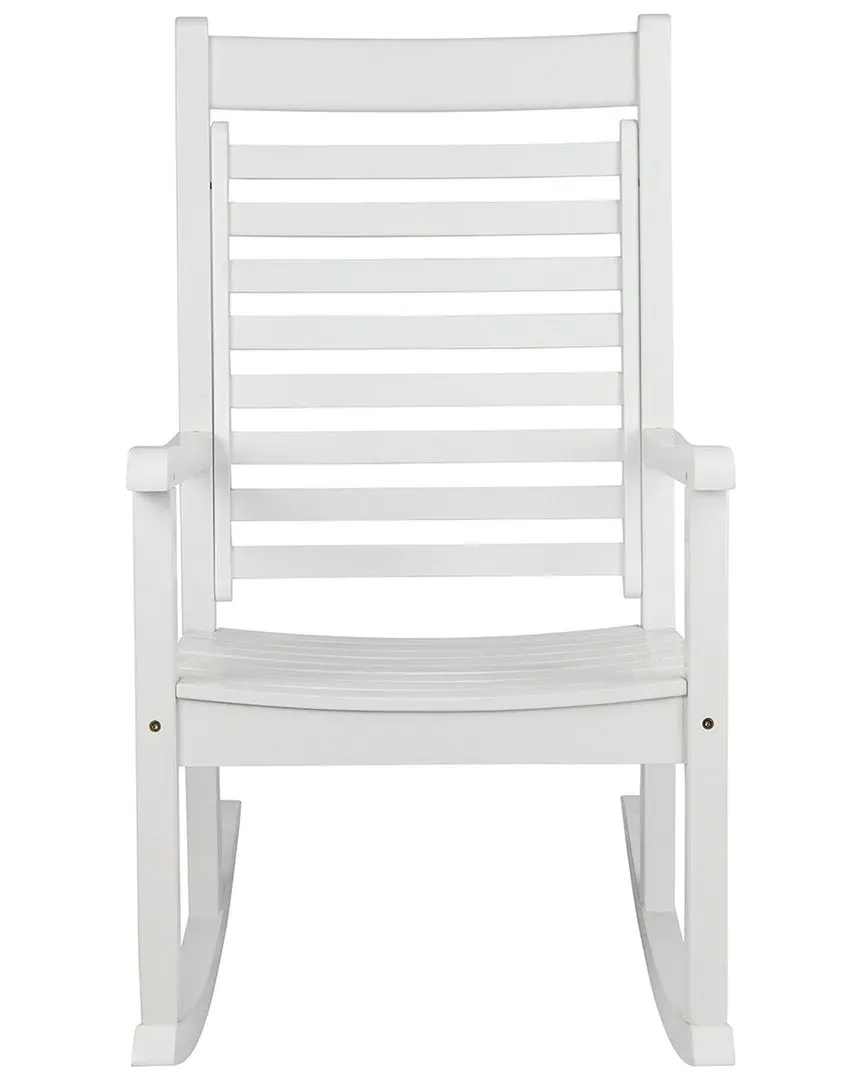 Meridian Porch Rocker - White, Poplar Wood