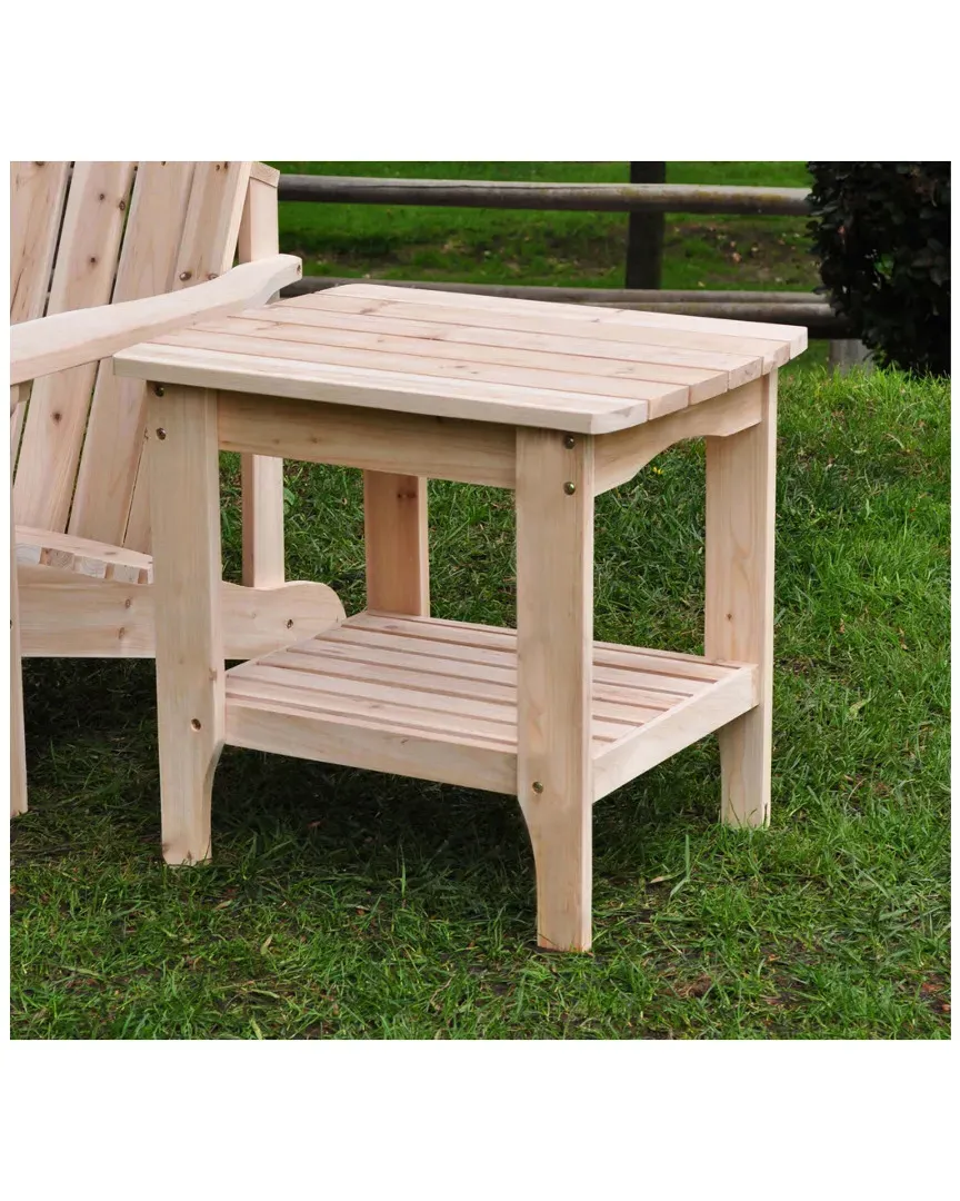 Rectangular Side Table - Natural, Cedar