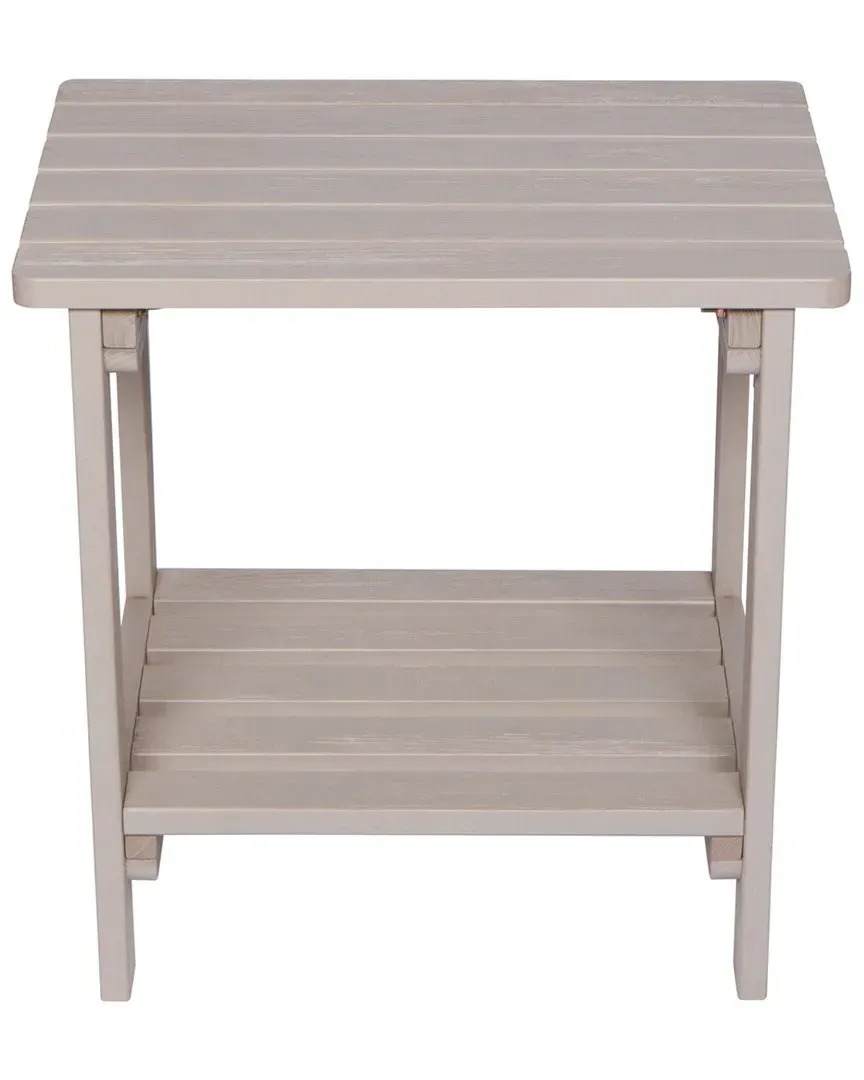 Rectangular Side Table with Storage - Grey, Cedar