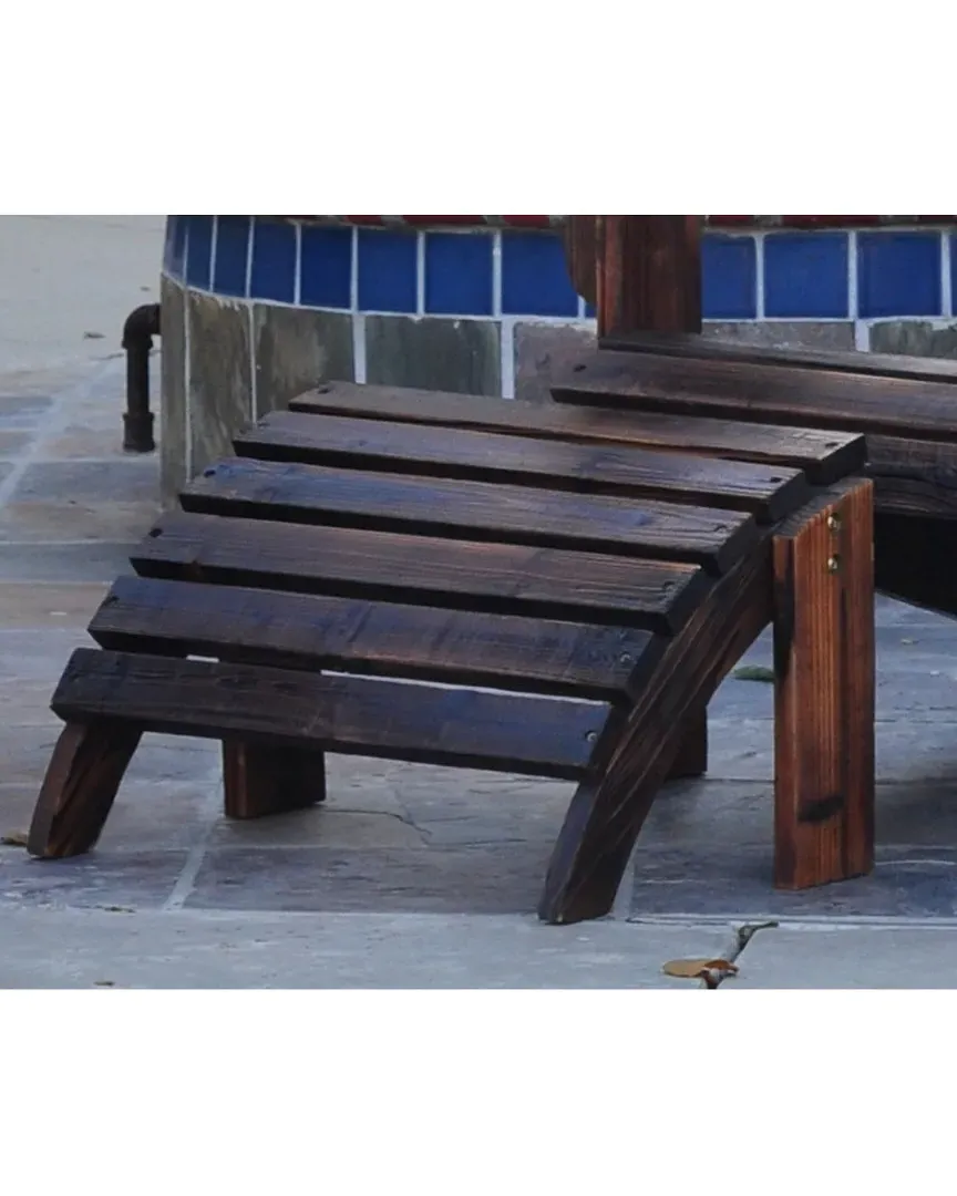 Westport Ottoman - Burnt Brown, Cedar