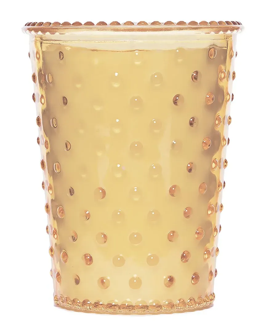 Ginger Fizz Hobnail Glass Candle - Yellow image
