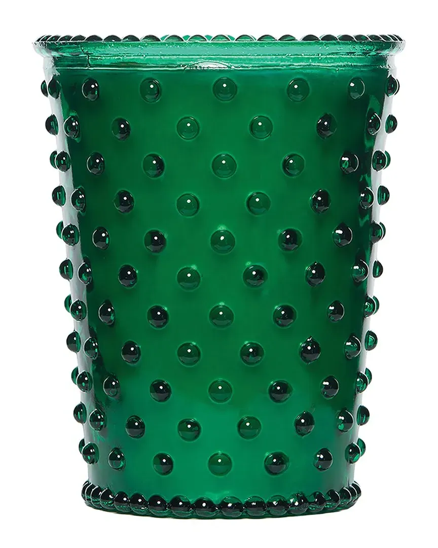 Lemongrass & Tea Tree Hobnail Glass Candle - Green image