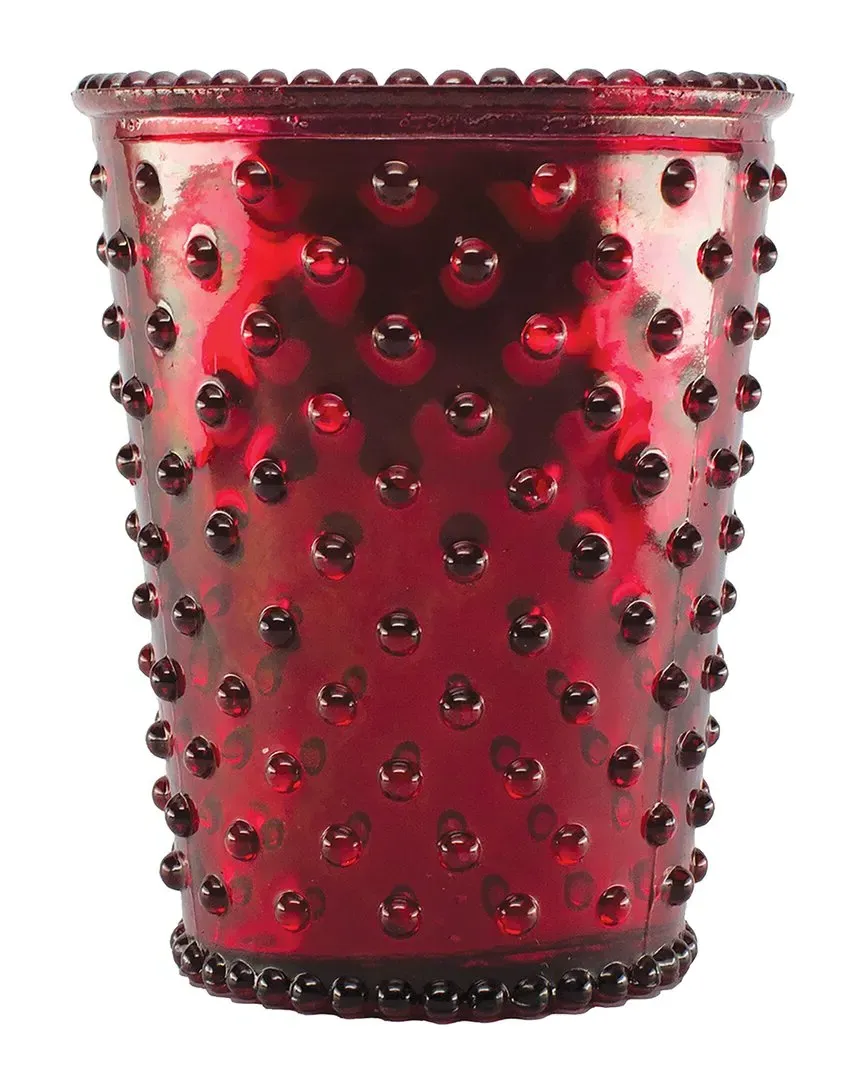 Reindeer Limited Edition Hobnail Glass Candle - Silver