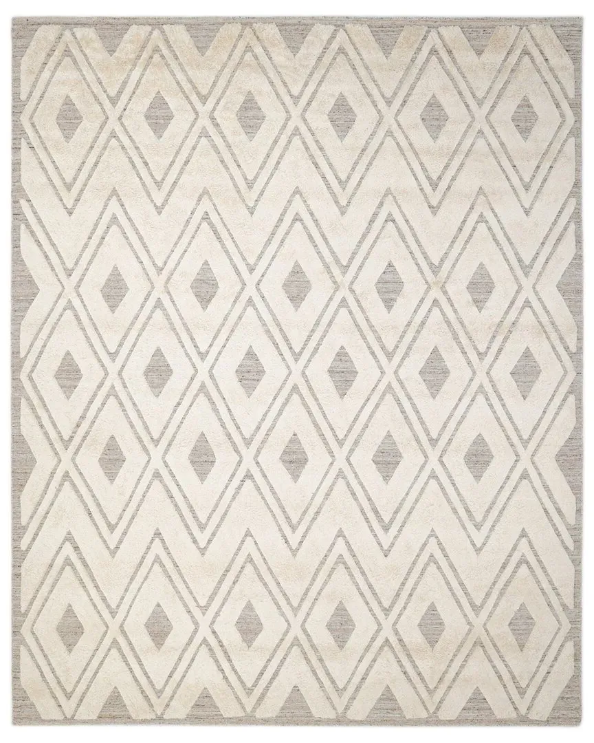 Fulton Bohemian Geometric Hand-Loomed Area Rug - Beige, Wool-Blend image