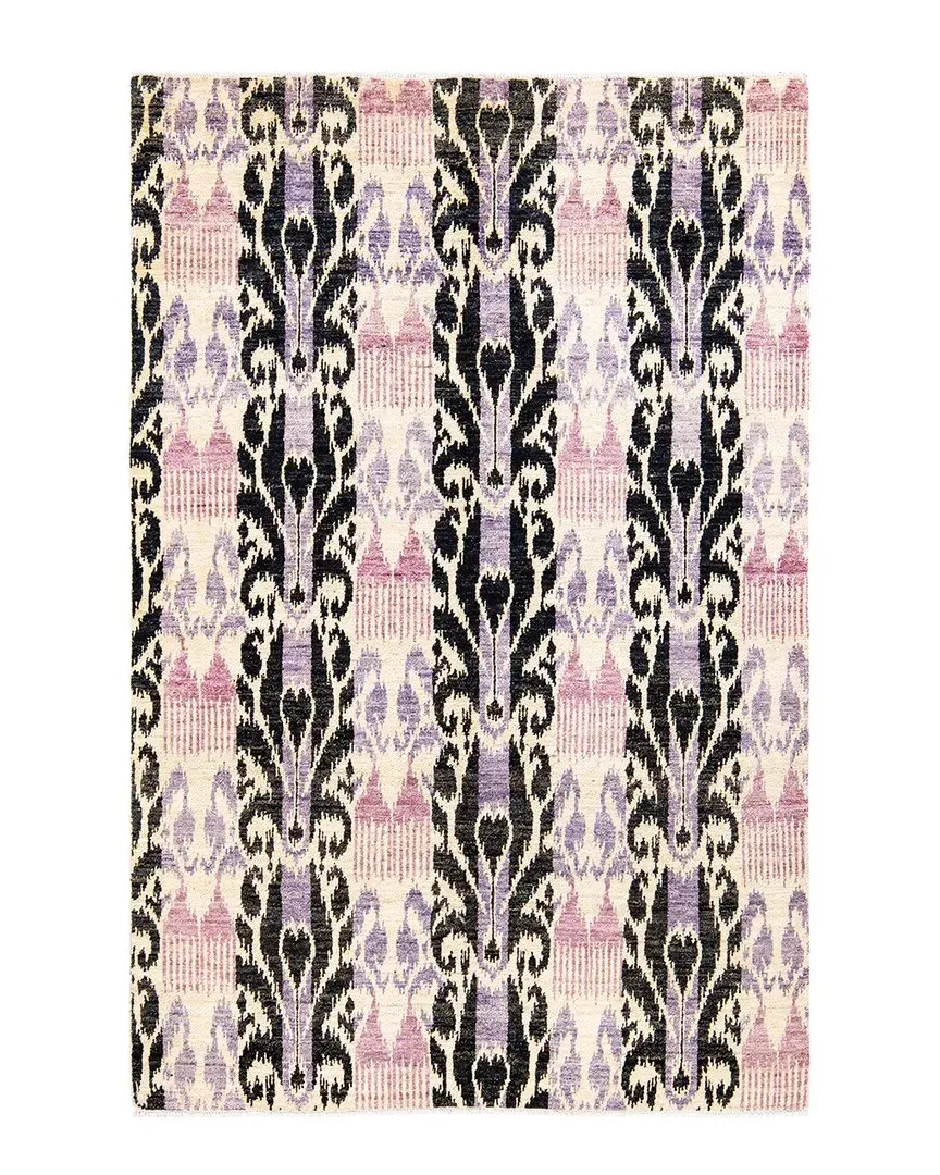 Hand-Knotted Wool Rug - Ivory image