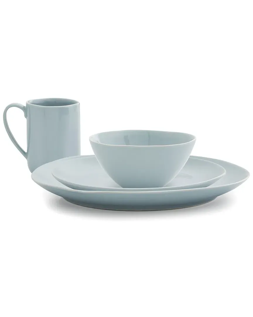 Arbor 4pc Place Setting - Robins Egg, Stoneware