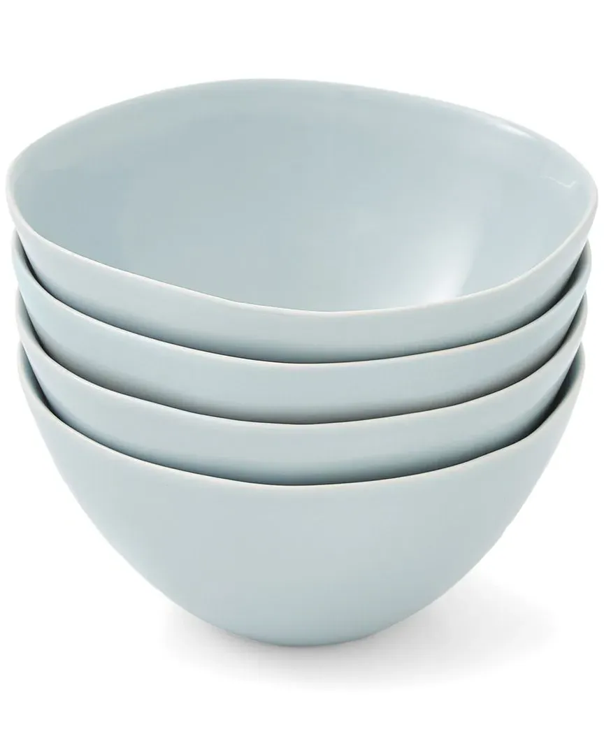 Floret Set of 4 All Purpose Bowls - Blue, Stoneware image