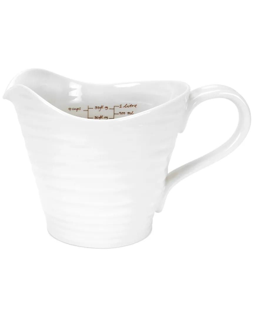 Portmeirion 7.5in Measuring Jug - White, Porcelain image
