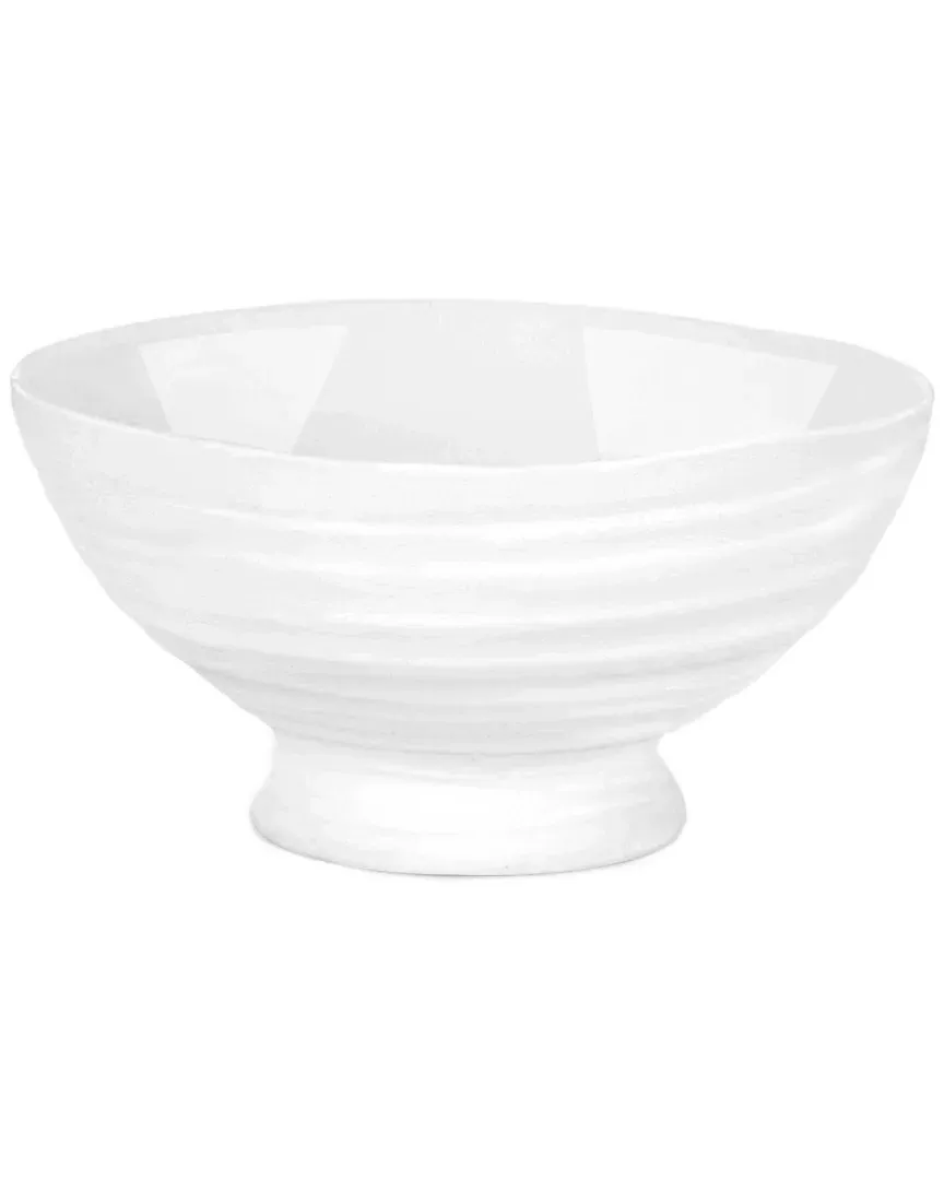 Portmeirion Set of Four Mini Dip Dishes - White, Porcelain