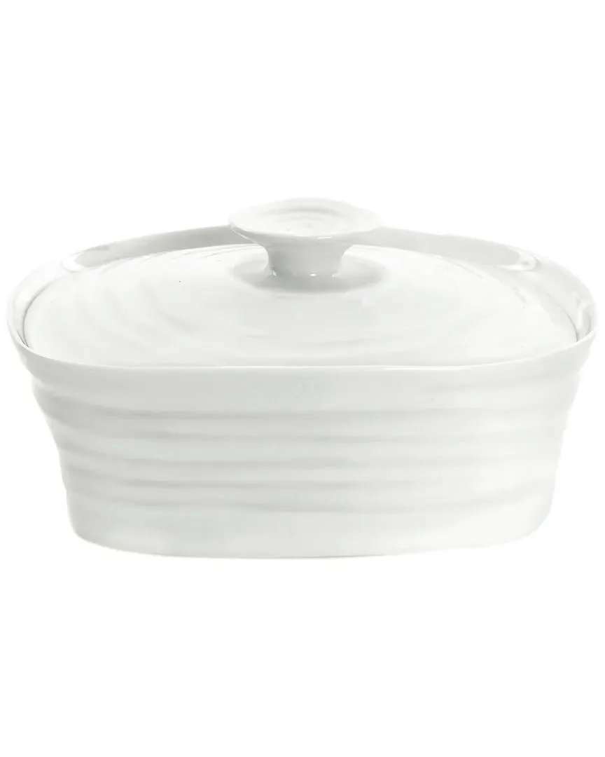 Sophie Conran Covered Butter Dish - White, Porcelain image