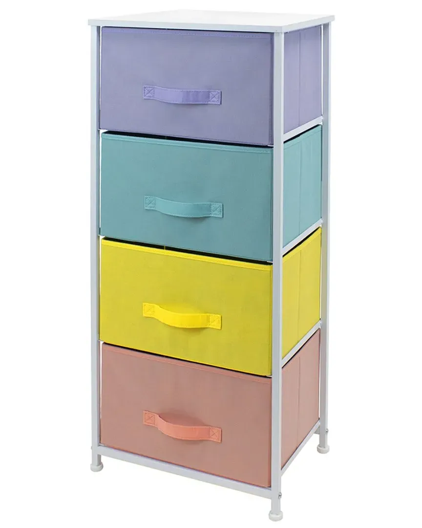 Nightstand Chest with 4 Drawers image
